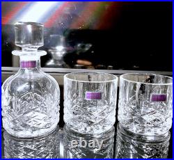 Marquis Waterford Markham Stacking Decanter Tumbler Set 3 Pcs Crystal 11oz New