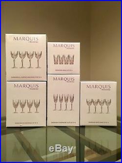 Marquis by Waterford Set champagne, white, red, iced tea, whiskey, hi-ball