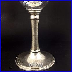 Match Pewter Tosca 95% Etain Crystal Water Goblet Set of 11