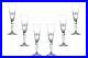 Melodia Champagne Stemmed Glasses 5.5 Oz, Crystal Cut Glassware Set of (6)