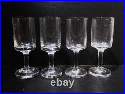 Midcentury Dansk Crystal Karin 4 6 3/8 White Wine Goblets Kelly Simpson