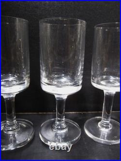 Midcentury Dansk Crystal Karin 4 6 3/8 White Wine Goblets Kelly Simpson