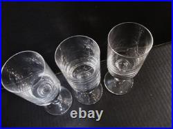 Midcentury Dansk Crystal Karin 4 6 3/8 White Wine Goblets Kelly Simpson