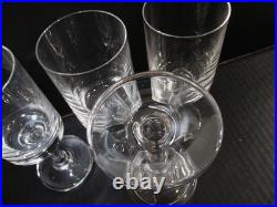 Midcentury Dansk Crystal Karin 4 6 3/8 White Wine Goblets Kelly Simpson