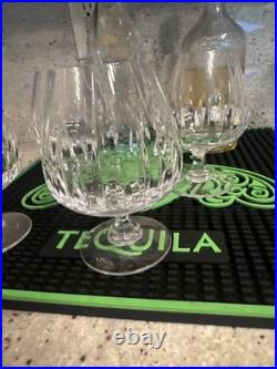 Mikasa Artic lights Brandy Cognac Snifter Set 4 VTG