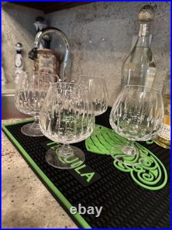 Mikasa Artic lights Brandy Cognac Snifter Set 4 VTG