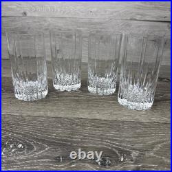 Mikasa Crystal ARCTIC LIGHTS Highball Glasses 5-3/8 Set of 4 Mikasa Crystal ARCTIC LIGHTS Highball Glasses 5-3/8 Set of 4