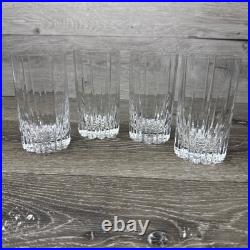 Mikasa Crystal ARCTIC LIGHTS Highball Glasses 5-3/8 Set of 4 Mikasa Crystal ARCTIC LIGHTS Highball Glasses 5-3/8 Set of 4