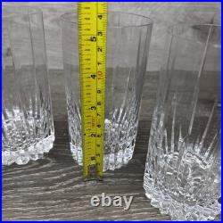 Mikasa Crystal ARCTIC LIGHTS Highball Glasses 5-3/8 Set of 4 Mikasa Crystal ARCTIC LIGHTS Highball Glasses 5-3/8 Set of 4