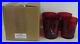 Mikasa Crystal CHRISTMAS TREE RED RUBY Double Old Fashions SET/4 Mint in Box