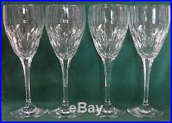 Mikasa Crystal PARK AVENUE Water Goblet Stems SET of 4 MINT IN BOX