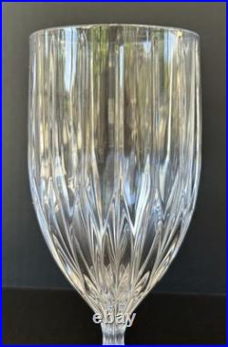 Mikasa Crystal Park Lane Glasses Ice Tea Glasses Goblets 7 1/4 Set of 4
