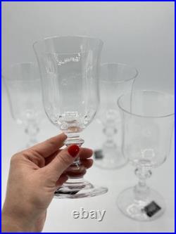 Mikasa French Countryside Goblet Set of 10 Clear Glass Austria 7.5 Wine Water