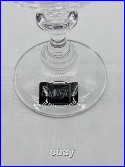 Mikasa French Countryside Goblet Set of 10 Clear Glass Austria 7.5 Wine Water