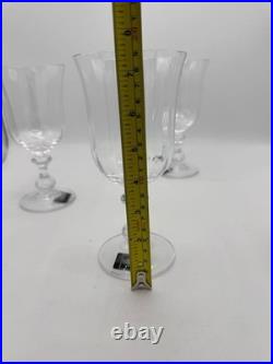 Mikasa French Countryside Goblet Set of 10 Clear Glass Austria 7.5 Wine Water