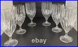 Mikasa PARK LANE Crystal Water/Iced Tea Goblets Glasses 7 1/4 Set of 6 Mikasa PARK LANE Crystal Water/Iced Tea Goblets Glasses 7 1/4 Set of 6