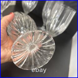Mikasa PARK LANE Crystal Water/Iced Tea Goblets Glasses 7 1/4 Set of 6 Mikasa PARK LANE Crystal Water/Iced Tea Goblets Glasses 7 1/4 Set of 6