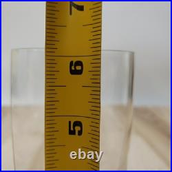 Mikasa Panache Clear Square Highball Glasses Set of 8 Crystal Barware 6 1/8-Inch