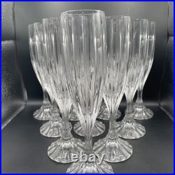 Mikasa Park Lane Crystal Champagne Flutes Glasses Set Of 10 Mikasa Park Lane Crystal Champagne Flutes Glasses Set Of 10