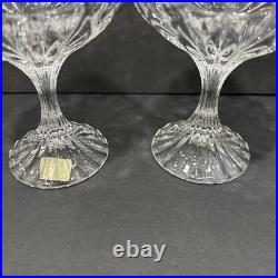 Mikasa Park Lane Crystal Coupe Champagne Sherbet Glasses Set of 5
