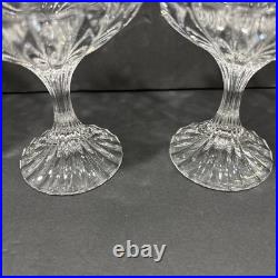 Mikasa Park Lane Crystal Coupe Champagne Sherbet Glasses Set of 5
