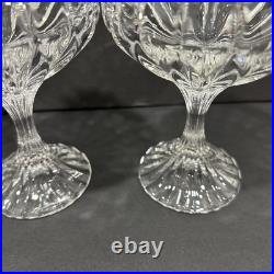 Mikasa Park Lane Crystal Coupe Champagne Sherbet Glasses Set of 5