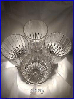 Mikasa Park Lane Crystal Hock Wine Glasses Set of 4! Excellent Condition