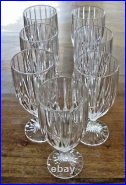 Mikasa Park Lane Crystal Tea Glasses Mint Set of 7