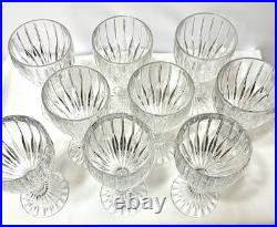 Mikasa Park Lane Crystal Water Goblet /Wine Glasses, Set of 9 Mikasa Park Lane Crystal Water Goblet /Wine Glasses, Set of 9