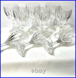 Mikasa Park Lane Crystal Water Goblet /Wine Glasses, Set of 9 Mikasa Park Lane Crystal Water Goblet /Wine Glasses, Set of 9