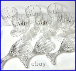 Mikasa Park Lane Crystal Water Goblet /Wine Glasses, Set of 9 Mikasa Park Lane Crystal Water Goblet /Wine Glasses, Set of 9