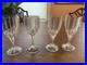 Mikasa Park Lane Vertical Cut Clear Crystal Wine Glasses Set of 4