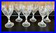 Mikasa Park Lane Wine Glasses Crystal 6- 7/8 Set of 6 Mint Condition