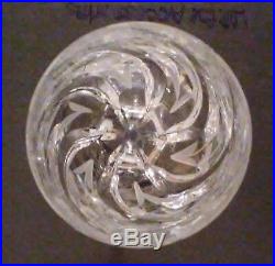 Mikasa Wine Glass (set of 8) English Garden Lead Crystal Made in Slovinia NEW