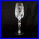 Modern Russian Cut Crystal Glassware for Hosting Parties 7 oz Goblet, Set of 6