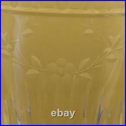 Montrose Mikasa Crystal Drinks are Set 12 Pc Goblets Glasses Elegant Vintage