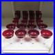 Morgantown Crystal BRILLIANT RUBY Service for Eight 24pc Set