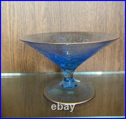 Moser Crystal Cocktail / Dessert Glasses Set of 5 with Original Box