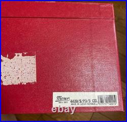 Moser Crystal Cocktail / Dessert Glasses Set of 5 with Original Box