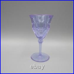 Moser Cut Crystal ALEXANDRITE / NEODYMIUM Small Cordial Glasses Set of Six