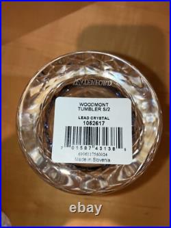 NEW Never Used Waterford Crystal Woodmont Tumbler Set of 2