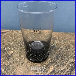 NEW Set 4 Selezione IVV Italian Crystal Blown Glass Whiskey Highball Tumblers 5