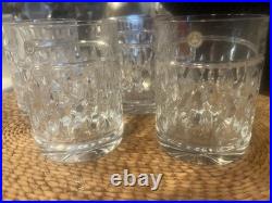 NEW Set Of 4 Ralph Lauren Crystal ASTON Double Old Fashioned Whiskey Glasses NEW Set Of 4 Ralph Lauren Crystal ASTON Double Old Fashioned Whiskey Glasses