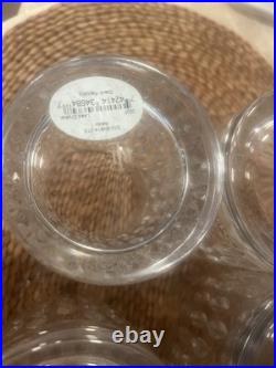 NEW Set Of 4 Ralph Lauren Crystal ASTON Double Old Fashioned Whiskey Glasses NEW Set Of 4 Ralph Lauren Crystal ASTON Double Old Fashioned Whiskey Glasses