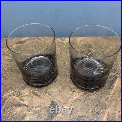 NEW Set of 2 Selezione IVV Italian Crystal Whiskey Old Fashioned Rocks Glasses