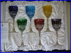 NEW-Set of 6 Faberge Xenia Wine Glasses