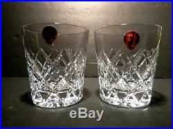 NEW Waterford Crystal KNISALE (1962-) Set 2 Double Old Fashioned (DOF) 4