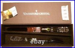 NEW Waterford Crystal LISMORE (1957-) 2 Piece Carving Set Knife & Fork Box