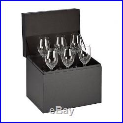 NEW Waterford Crystal LISMORE ESSENCE White Wine Set of 6 Glasses New #156432