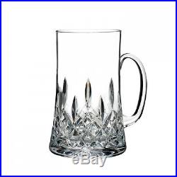 NEW Waterford Crystal LISMORE Set of FOUR (4) BEER Mug Glasses
